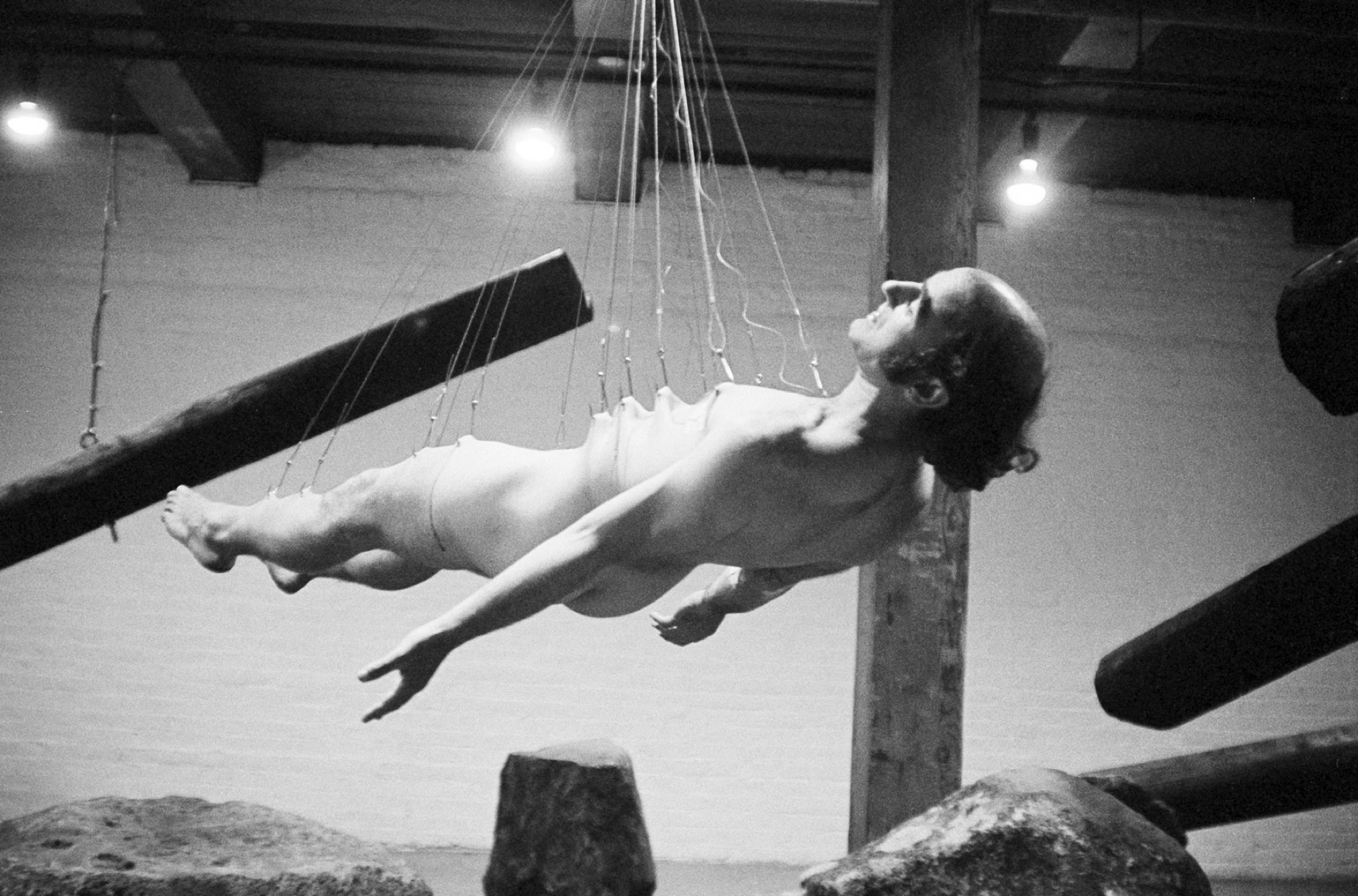 Internal/External: Suspension for Obsolete Body, 80 Langton Street Gallery, San Francisco, 1983