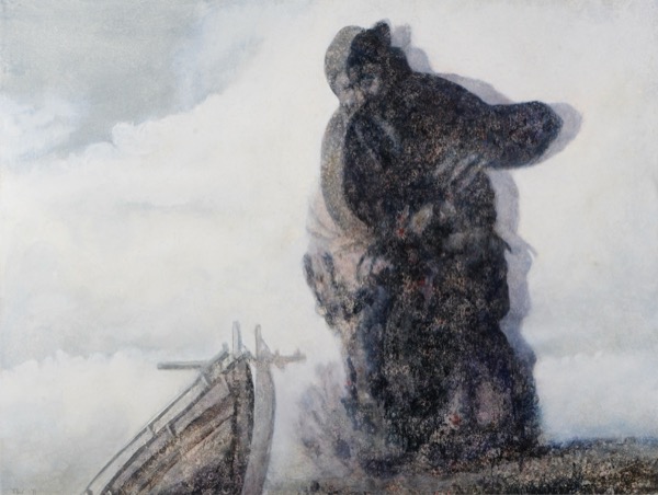 Figure With Boat, II