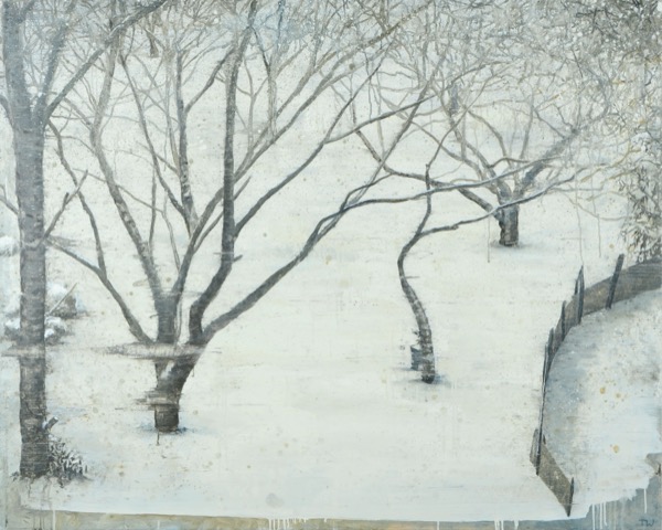 Winter Orchard With Enclosure, I