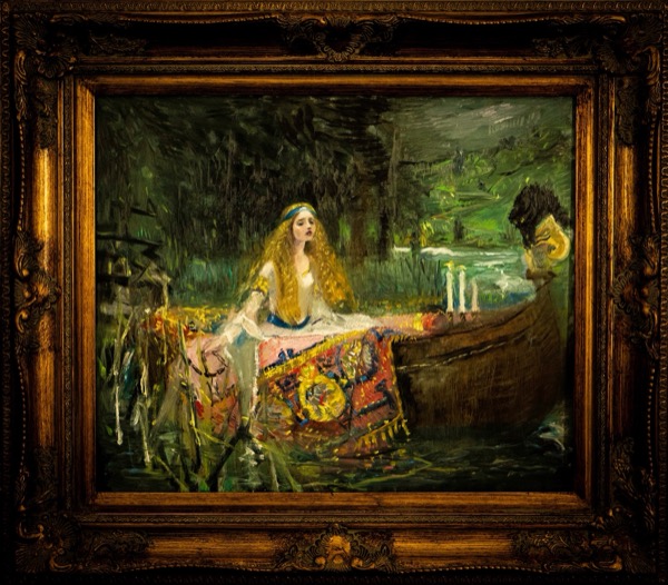 K-bomb Waterhouse 'Lady of Shalott'