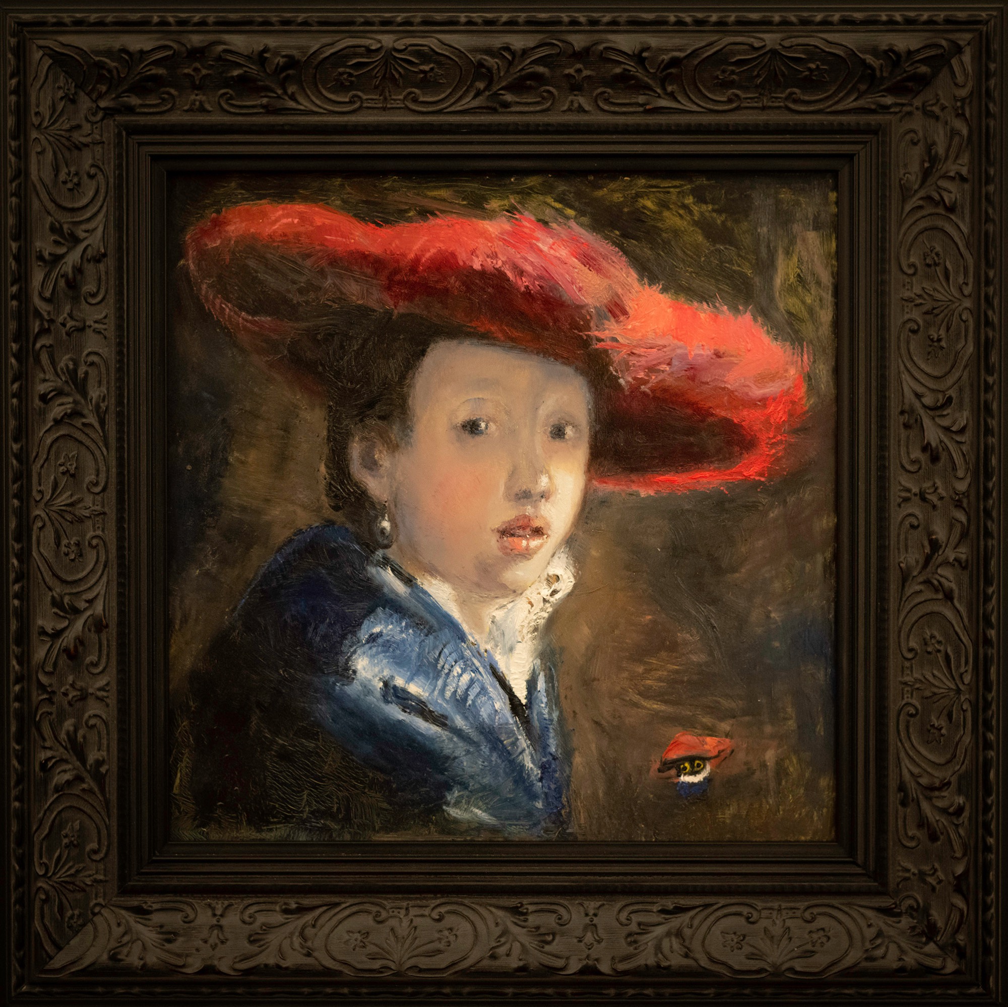 K-bomb Vermeer 'Lady in the Red Hat'